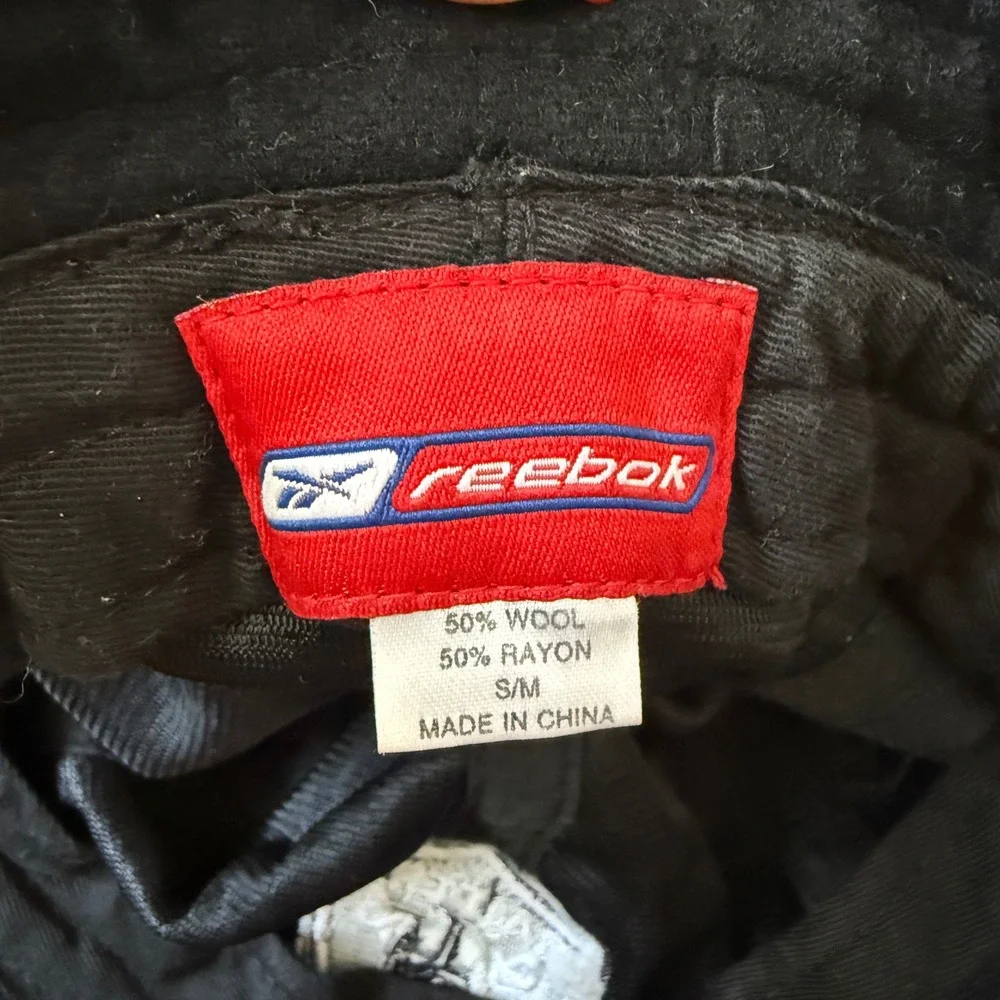 Las Vegas Raiders Bucket Hat Reebok Wool Blend Black Gray‎ S M NFL